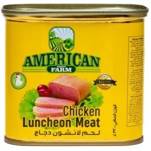 کنسرو گوشت مرغ امریکن فارم American Farm ا American Farm canned chicken meat