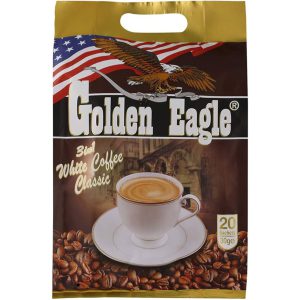 کافی میکس گلدن ایگل 3 در 1 کلاسیک بسته 20 عددی | Golden eagle white coffee classic