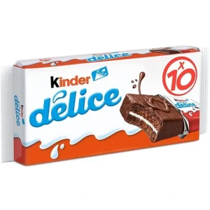 کیک شیر شکلاتی کیندر دلیس بسته 10 عددی | Kinder Delice